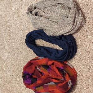3 Infinity Scarves-Bundle and make an offer!